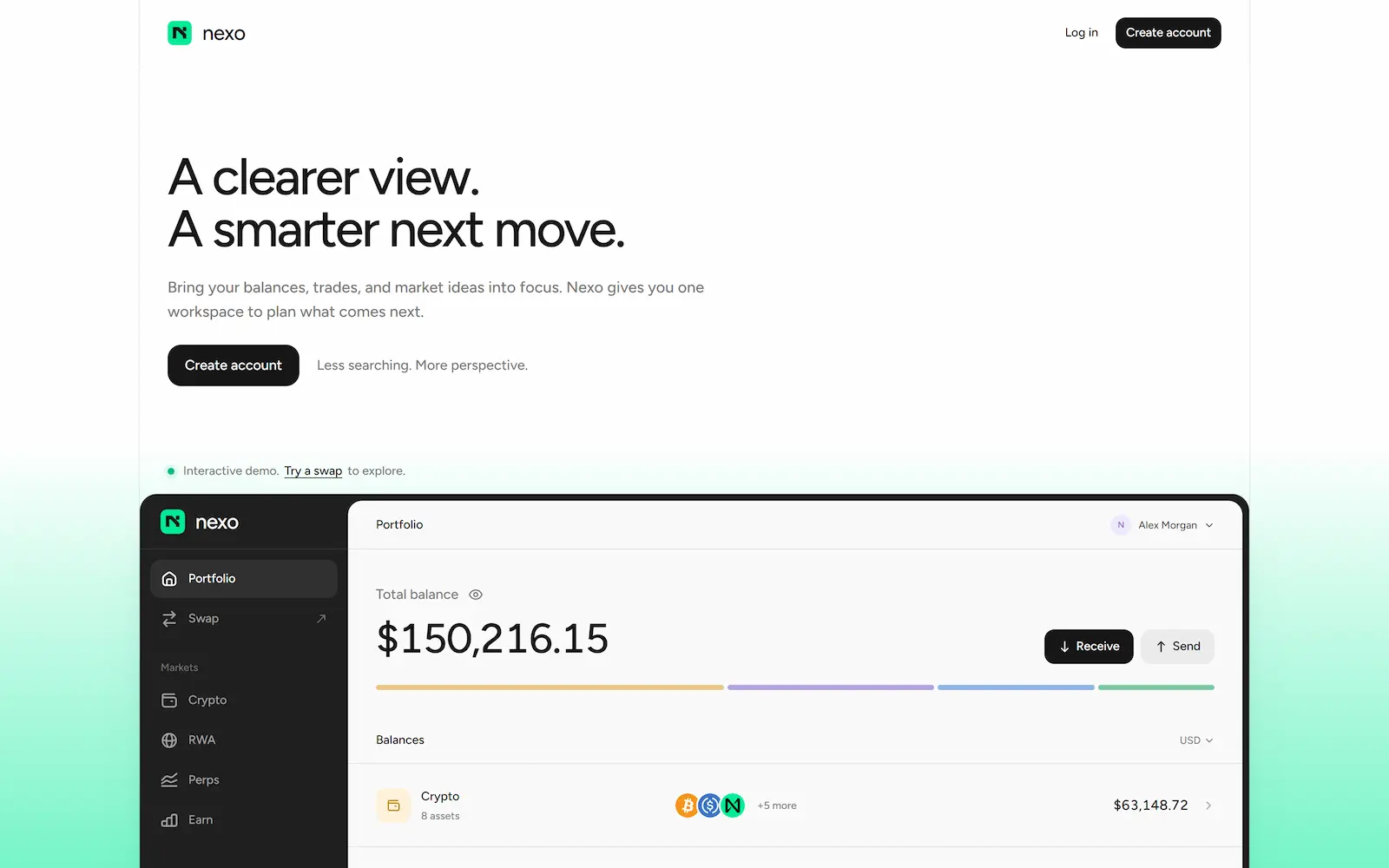 Nexo template preview